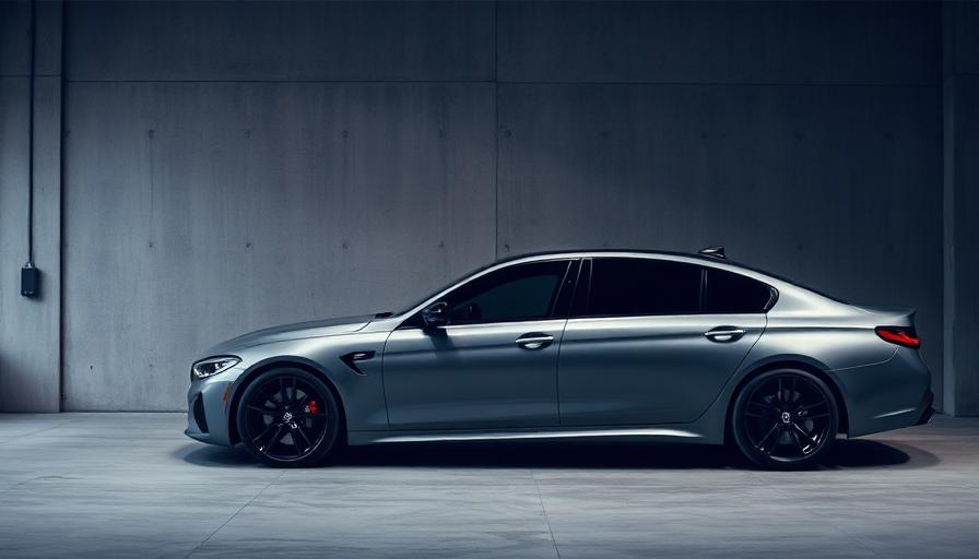 Luxury sedan with carbon window tint